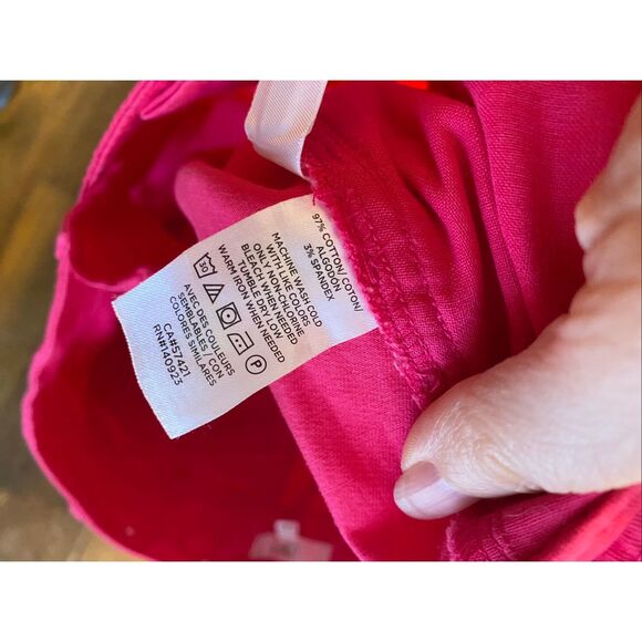 Loft size 6 the washed twill 4 inch pink shorts women’s - Picture 5 of 6